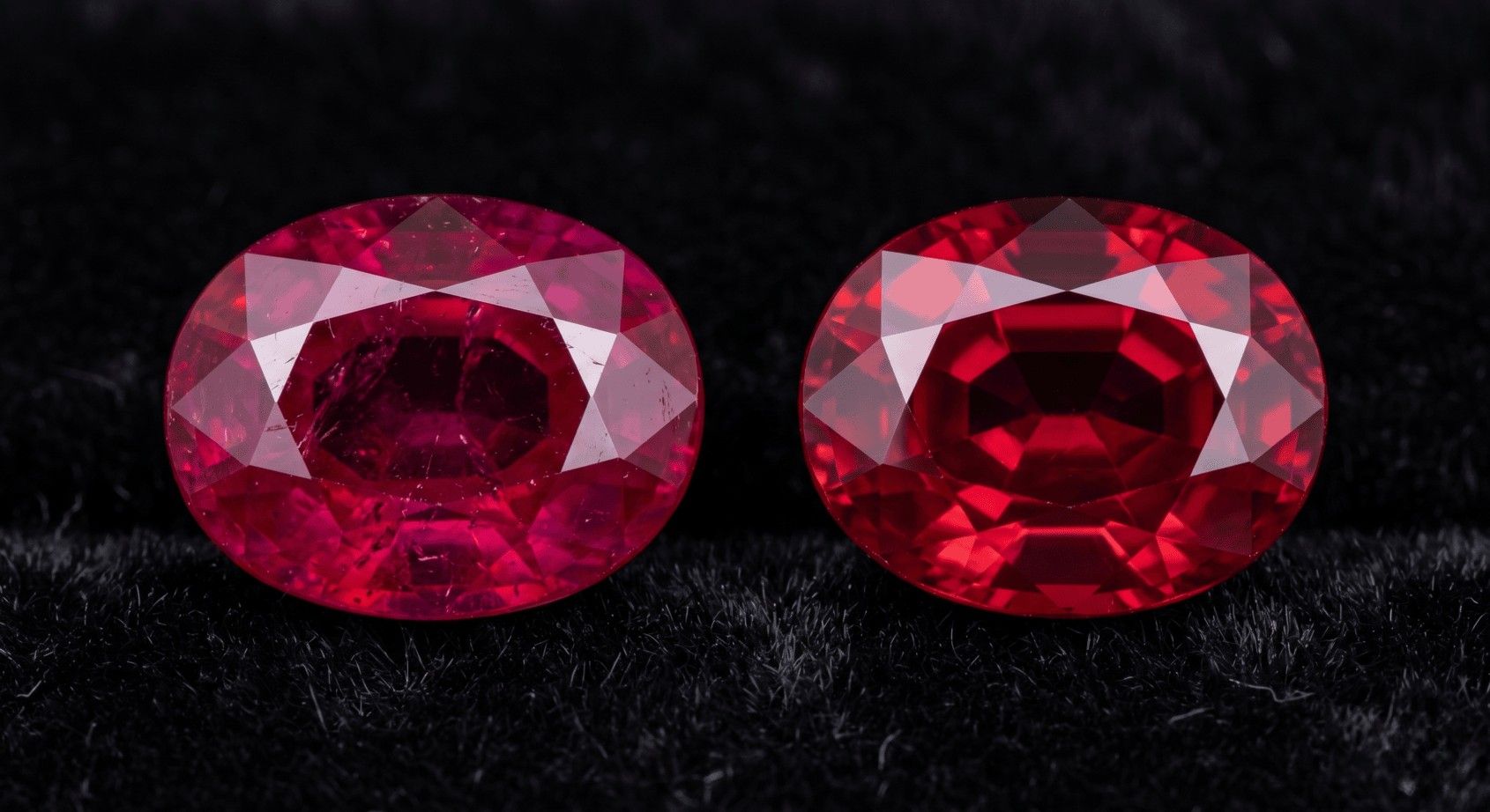 Ceylon spinel vs ruby comparison Sri Lanka
